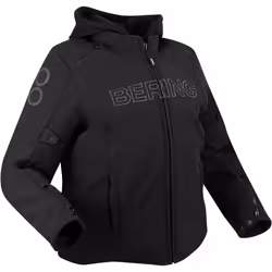 Bering Davis Queen Size veste textile de moto pour dames imperméable à l’eau, noir, taille 40 pour Femmes