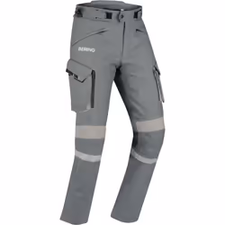 Bering Antartica GTX Pantalon textile de moto imperméable, noir-gris, taille XL pour Hommes