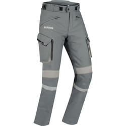 Bering Antartica GTX Pantalon textile de moto imperméable, noir-gris, taille XL pour Hommes