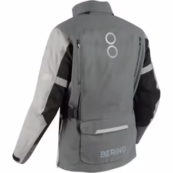 Bering Antartica GTX veste textile de moto imperméable, noir-gris, taille XL pour Hommes