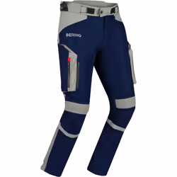 Bering Austral GTX Pantalon textile de moto imperméable, bleu, taille L pour Hommes