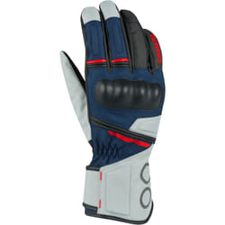 Bering Siberia gants de moto imperméables pour femmes, gris-bleu, taille L