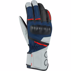Bering Siberia gants de moto imperméables pour femmes, gris-bleu, taille XL