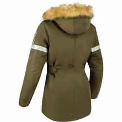 Bering Wembley veste textile de moto pour dames imperméable à l’eau, vert-brun, taille 40 pour Femmes