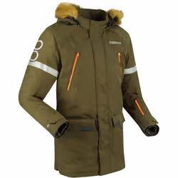 Bering Wembley veste textile de moto imperméable, vert-brun, taille XL pour Hommes