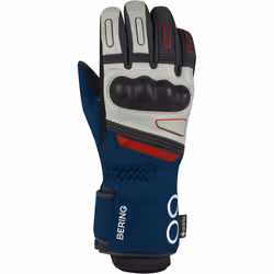 Bering Austral GTX gants de moto imperméables, gris-bleu, taille S pour Hommes