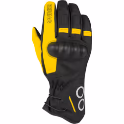 Bering Zephyr gants de moto imperméables, noir-jaune, taille L pour Hommes