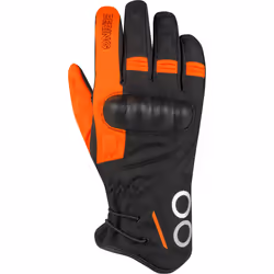 Bering Zephyr gants de moto imperméables pour femmes, noir-orange, taille L