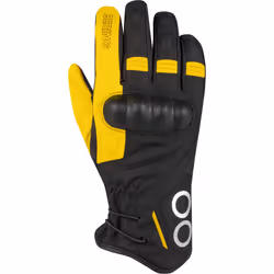 Bering Zephyr gants de moto imperméables pour femmes, noir-jaune, taille XL