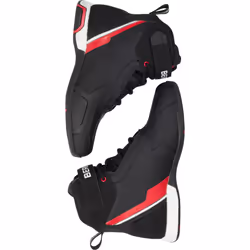 Bering Jag Chaussures de moto imperméables, noir-blanc-rouge, taille 40 pour Hommes