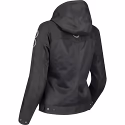 Bering Profil Veste textile de moto pour femmes, noir-rouge, taille 36