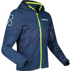 Bering Profil Veste textile de moto, bleu-jaune, taille L pour Hommes