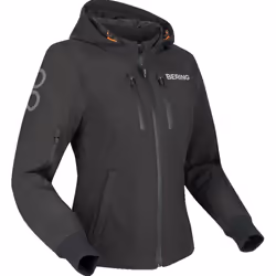 Bering Kerby Veste textile de moto pour femmes, noir, taille 40