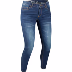 Bering Trust Slim Jeans de moto pour femmes, bleu, taille 46 - Vue supplémentaire 2