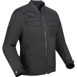 Bering Rafal Veste textile de moto, noir, taille 4XL pour Hommes