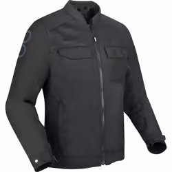 Bering Rafal Veste textile de moto, noir, taille 4XL pour Hommes
