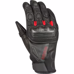 Bering Radial Gants de moto, noir-rouge, taille S pour Hommes