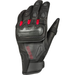 Bering Radial Gants de moto, noir-rouge, taille M pour Hommes