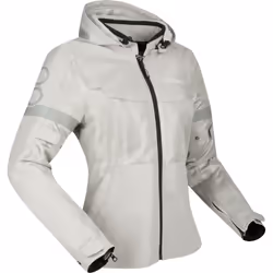 Bering Profil 17353 Veste textile de moto pour femmes, gris, taille 42