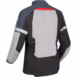Bering Halifax 17353 Veste textile de moto imperméable, noir-gris, taille XL pour Hommes
