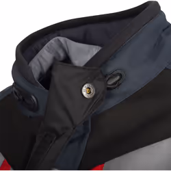 Bering Halifax 17353 Veste textile de moto imperméable, noir-gris, taille XL pour Hommes