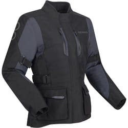 Bering Siberia imperméable dames moto textile veste, noir-gris, taille 38 pour Femmes