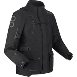 Bering Lakefield GTX Veste textile de moto imperméable, noir, taille S pour Hommes