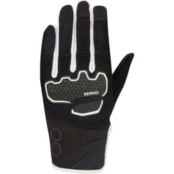 Bering Breeze Mesh Gants de moto, noir-blanc, taille XL pour Hommes