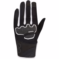 Bering Breeze Mesh Gants de moto, noir-blanc, taille 2XL pour Hommes