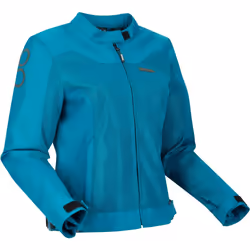 Bering Alias Mesh Veste textile de moto pour femmes, bleu, taille 48