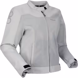 Bering Alias Mesh Veste textile de moto pour femmes, gris, taille 48