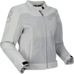 Bering Alias Mesh Veste textile de moto pour femmes, gris, taille 48