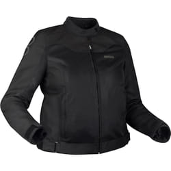 Bering Alias Mesh Queen Size Veste textile de moto pour femmes, noir, taille 50