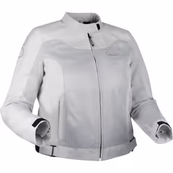 Bering Alias Mesh Queen Size Veste textile de moto pour femmes, gris-bleu, taille 44