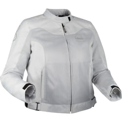 Bering Alias Mesh Queen Size Veste textile de moto pour femmes, gris-bleu, taille 44