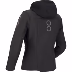 Bering Rotor Softshell imperméable dames moto textile veste, noir-rouge, taille 48 pour Femmes