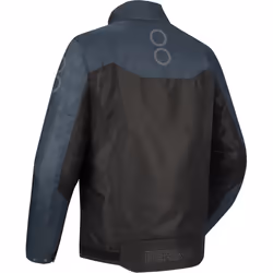 Bering Cronos Veste textile de moto Ripstop imperméable, noir-gris, taille 2XL pour Hommes