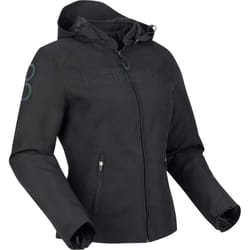 Bering Warwick imperméable dames moto textile veste, noir, taille 38 pour Femmes