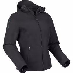 Bering Warwick imperméable dames moto textile veste, noir, taille 46 pour Femmes