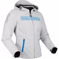 Bering Warwick imperméable dames moto textile veste, gris-bleu, taille 42 pour Femmes