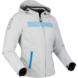 Bering Warwick imperméable dames moto textile veste, gris-bleu, taille 42 pour Femmes
