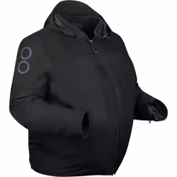 Bering Warwick King Size Veste textile de moto imperméable, noir, taille 3XL pour Hommes