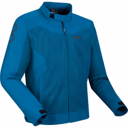 Bering Alias Mesh Blouson textile de moto, bleu, taille M pour Hommes