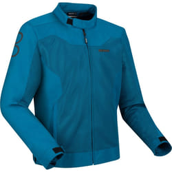 Bering Alias Mesh Blouson textile de moto, bleu, taille M pour Hommes