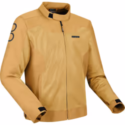 Bering Alias Mesh Blouson textile de moto, beige, taille L pour Hommes