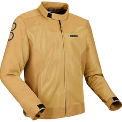 Bering Alias Mesh Blouson textile de moto, beige, taille L pour Hommes
