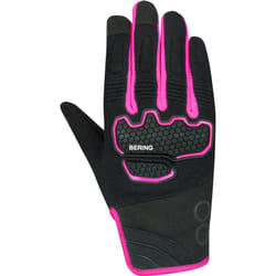 Bering Breeze Mesh Gants de moto pour femmes, noir-rose, taille XL