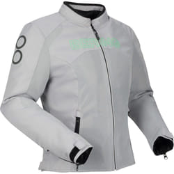 Bering Zao 3in1 imperméable dames moto textile veste, gris-vert, taille 38 pour Femmes
