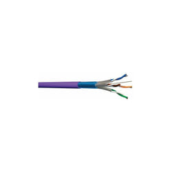 Cae Groupe - Câble Ethernet catégorie 6a f/ftp cae Multimedia Connect, Violet, 100m lszh Sans terminaison lszh ( Prix pour Bobine de 100 Mètres )