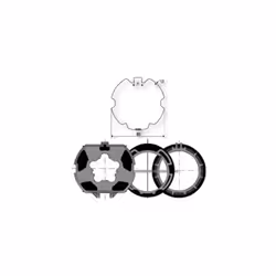 Equipez votre axe volet roulant motorisé AVOSDIM d'adaptations roue et couronne Axe ZF Ø80mm 9001474. Expédition sous 48h ouv ...